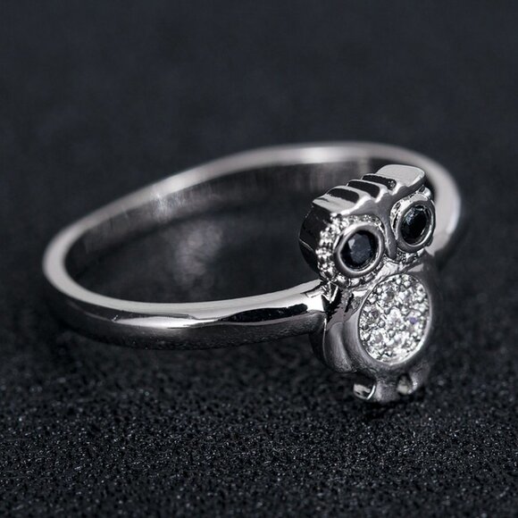 🔥 925 Silver Plated 3A CZ Cute Ring for Men Women, FB16FA1042 - Picture 4 of 6